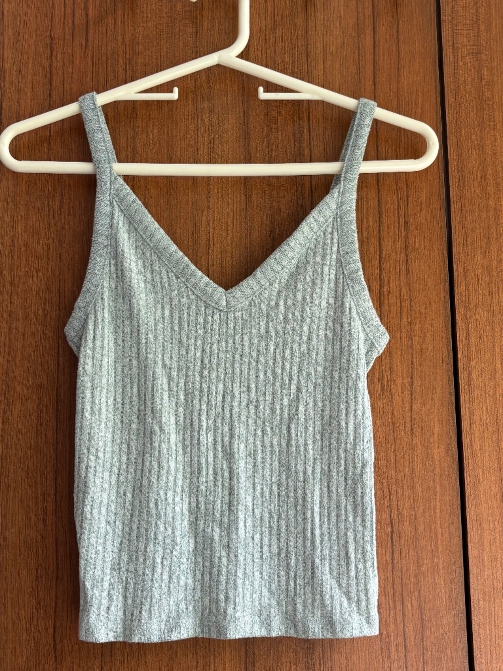 American Eagle Soft & Sexy Ribbed V-Neck Cami Tank Top Sage Green Small